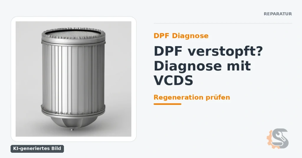 DPF Diagnose: DPF verstopft? Diagnose mit VCDS — KI-generiertes Bild