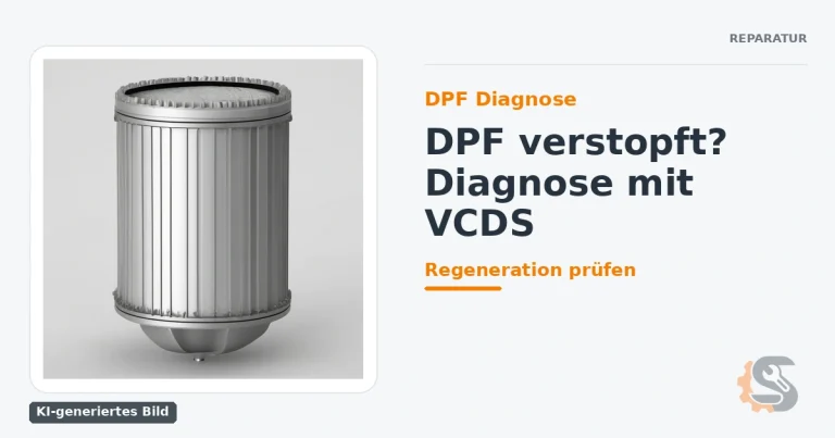 DPF Diagnose: DPF verstopft? Diagnose mit VCDS — KI-generiertes Bild
