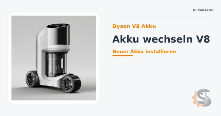 Dyson V8 Akku: Akku wechseln V8