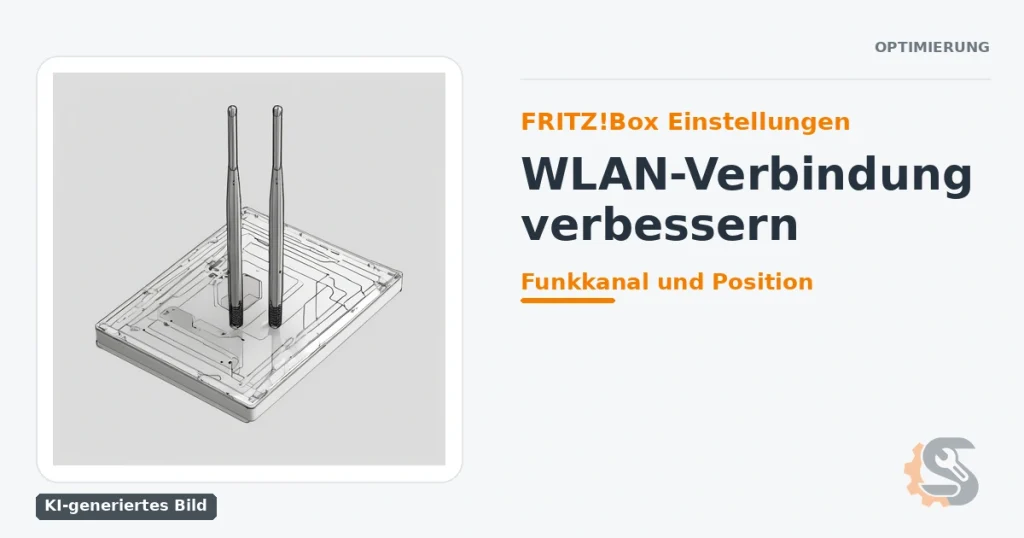 FRITZ!Box Einstellungen: WLAN-Verbindung verbessern — KI-generiertes Bild