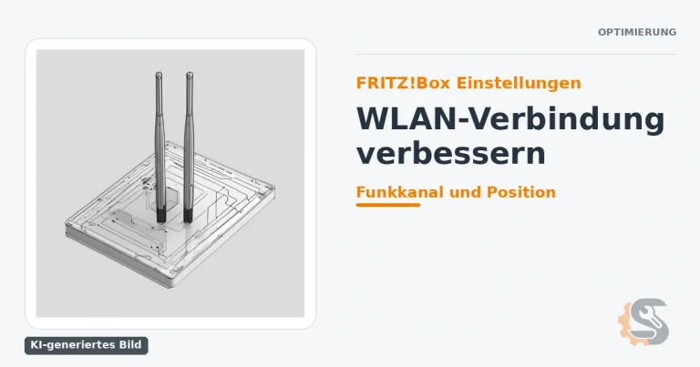 FRITZ!Box Einstellungen: WLAN-Verbindung verbessern — KI-generiertes Bild