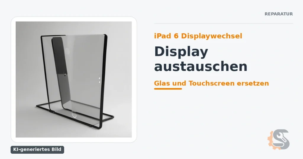 iPad 6 Displaywechsel: Display austauschen — KI-generiertes Bild