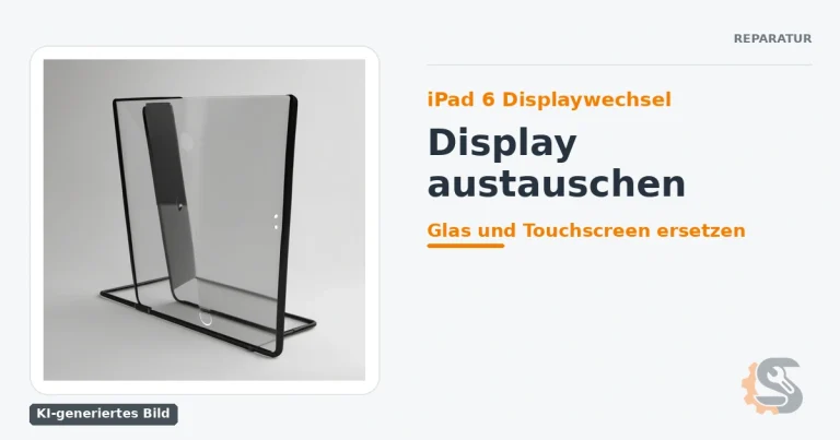 iPad 6 Displaywechsel: Display austauschen — KI-generiertes Bild