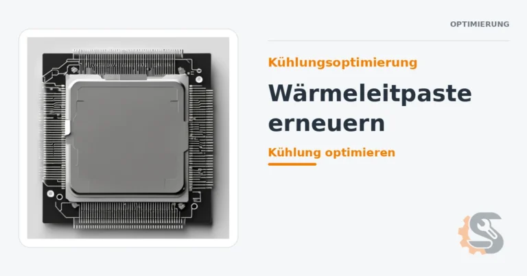 Kühlungsoptimierung: Wärmeleitpaste erneuern