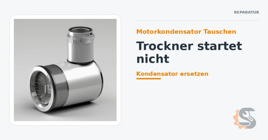 Motorkondensator Tauschen: Trockner startet nicht