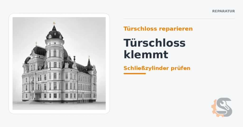 Türschloss reparieren: Türschloss klemmt
