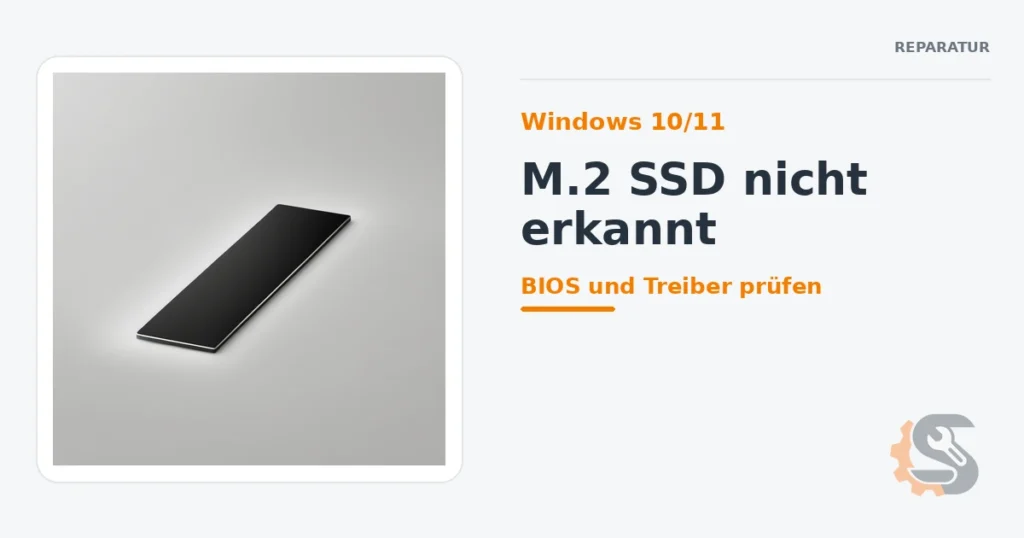Windows 10/11: M.2 SSD nicht erkannt
